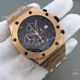 Swiss 7750 Audemars Piguet Rose Gold Black Dial Copy Watch (9)_th.jpg